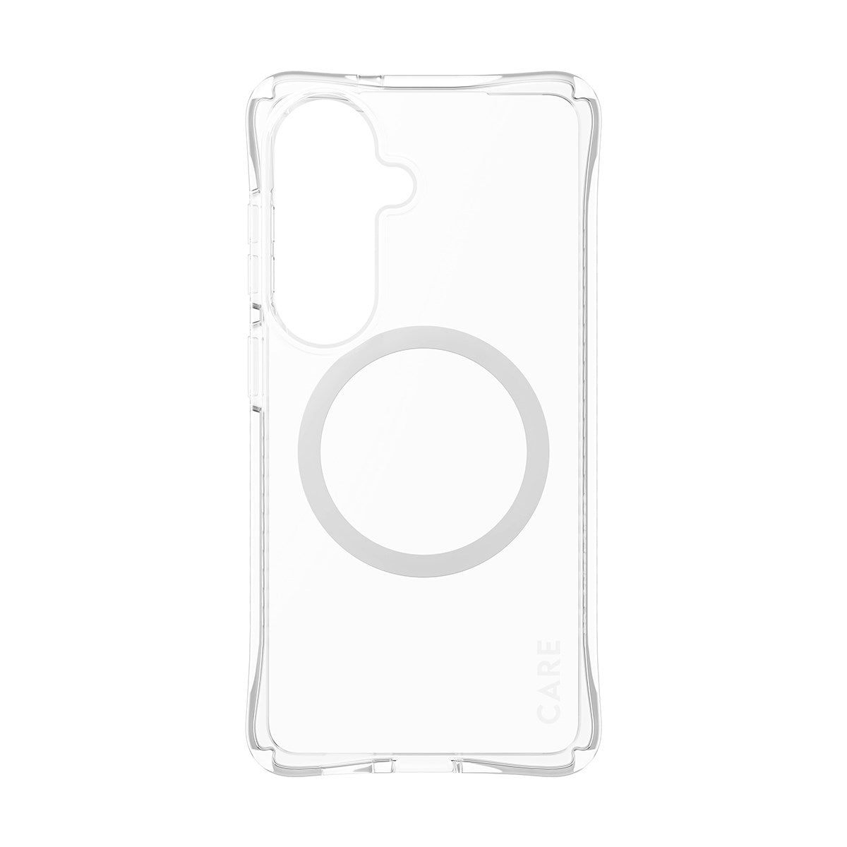 CARE™ by PanzerGlass® Samba Case Transparent w. White Qi Samsung Galaxy S26